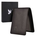 Dollar Size | Chocolate Brown | Leather Wallet