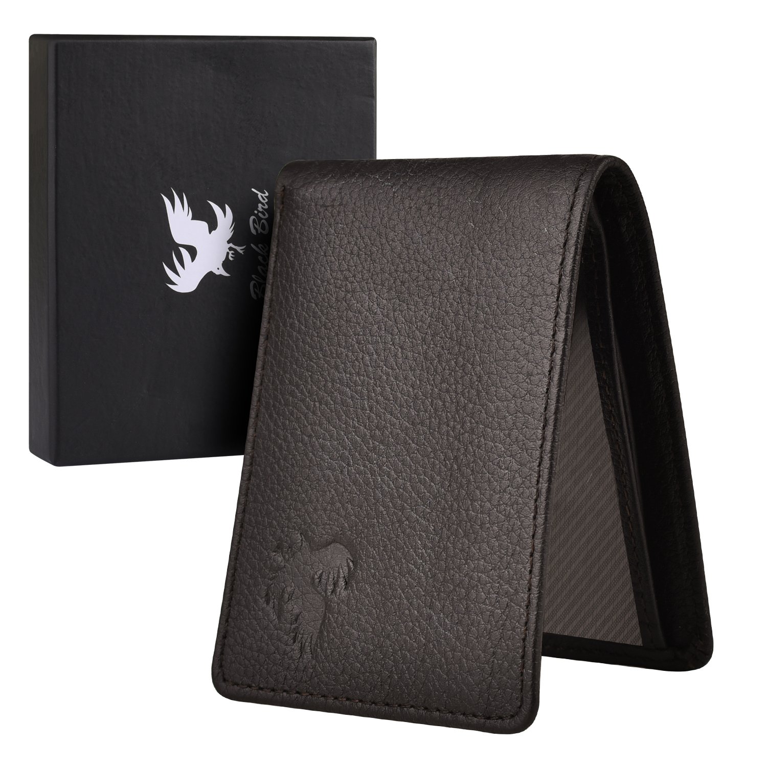 Dollar Size | Chocolate Brown | Leather Wallet
