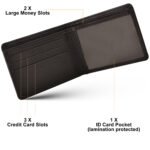 Dollar Size | Chocolate Brown | Leather Wallet - Image 5