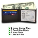 Dollar Size | Chocolate Brown | Leather Wallet - Image 3