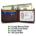 Dollar Size | Ancient Brown | Leather Wallet - Image 3