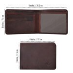 Dollar Size | Ancient Brown | Leather Wallet - Image 4