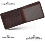 Dollar Size | Ancient Brown | Leather Wallet - Image 5