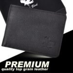 Dollar Size | Black | Leather Wallet - Image 5