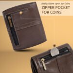 Retro Series | Elegant Trifold Leather Wallet - Image 3