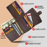 Retro Series | Elegant Trifold Leather Wallet - Image 4