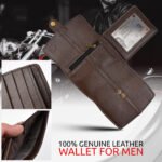 Retro Series | Elegant Trifold Leather Wallet - Image 5