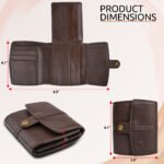 Retro Series | Elegant Trifold Leather Wallet - Image 6