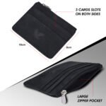 Stylish & Compact | Black | Leather Card Holder - Image 4