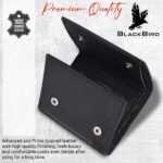 Black Trifold | Leather Wallet | Unisex - Image 5