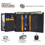 Minimalist & Functional Leather Wallet  (Black) - Image 3