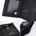 Minimalist & Functional Leather Wallet  (Black) - Image 5
