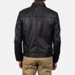 Elegant Black | Biker Leather Jacket | Men - Image 5