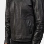 Trendy Black | Biker Leather Jacket | Men - Image 6