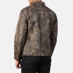 Multi Tone Brown | Leather Jacket | Men - Image 4