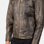 Multi Tone Brown | Leather Jacket | Men - Image 5
