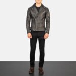 Two-tone Brown | Motorbike Leather Jacket | Men