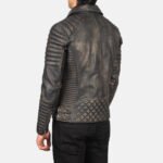 Two-tone Brown | Motorbike Leather Jacket | Men - Image 5
