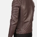 Armand Maroon | Motorcycle Leather Jacket | Men - Image 2
