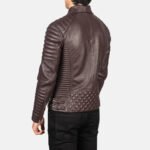 Armand Maroon | Motorcycle Leather Jacket | Men - Image 5