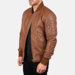 Premium Brown | Leather Jacket | Men - Image 3