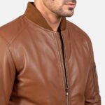 Premium Brown | Leather Jacket | Men - Image 6
