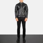 Premium Black | Biker Leather Jacket | Men - Image 3