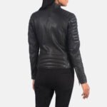 Trendy Black | Leather Jacket | Women - Image 3