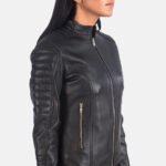Trendy Black | Leather Jacket | Women - Image 4