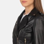 Retro Black | Leather Jacket | Women - Image 2
