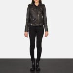 Chocolate Brown | Leather Jacket | Women