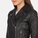 Premium Black | Ladies Jacket | Real Leather - Image 2