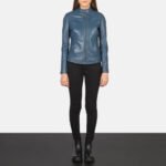 women leather jacket