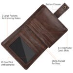 Vintage Bifold Leather Wallet | Coffee Brown - Image 2