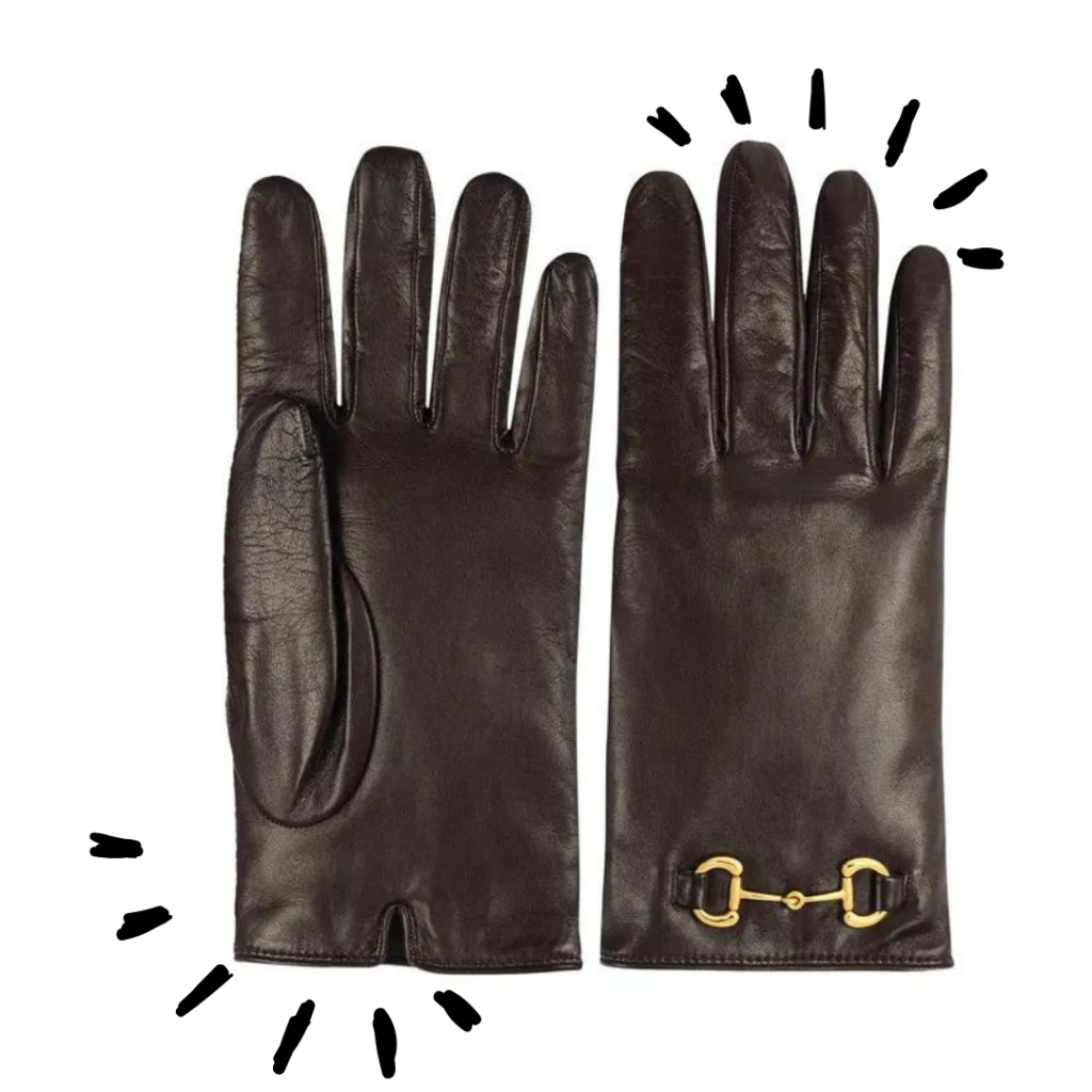 leather gloves