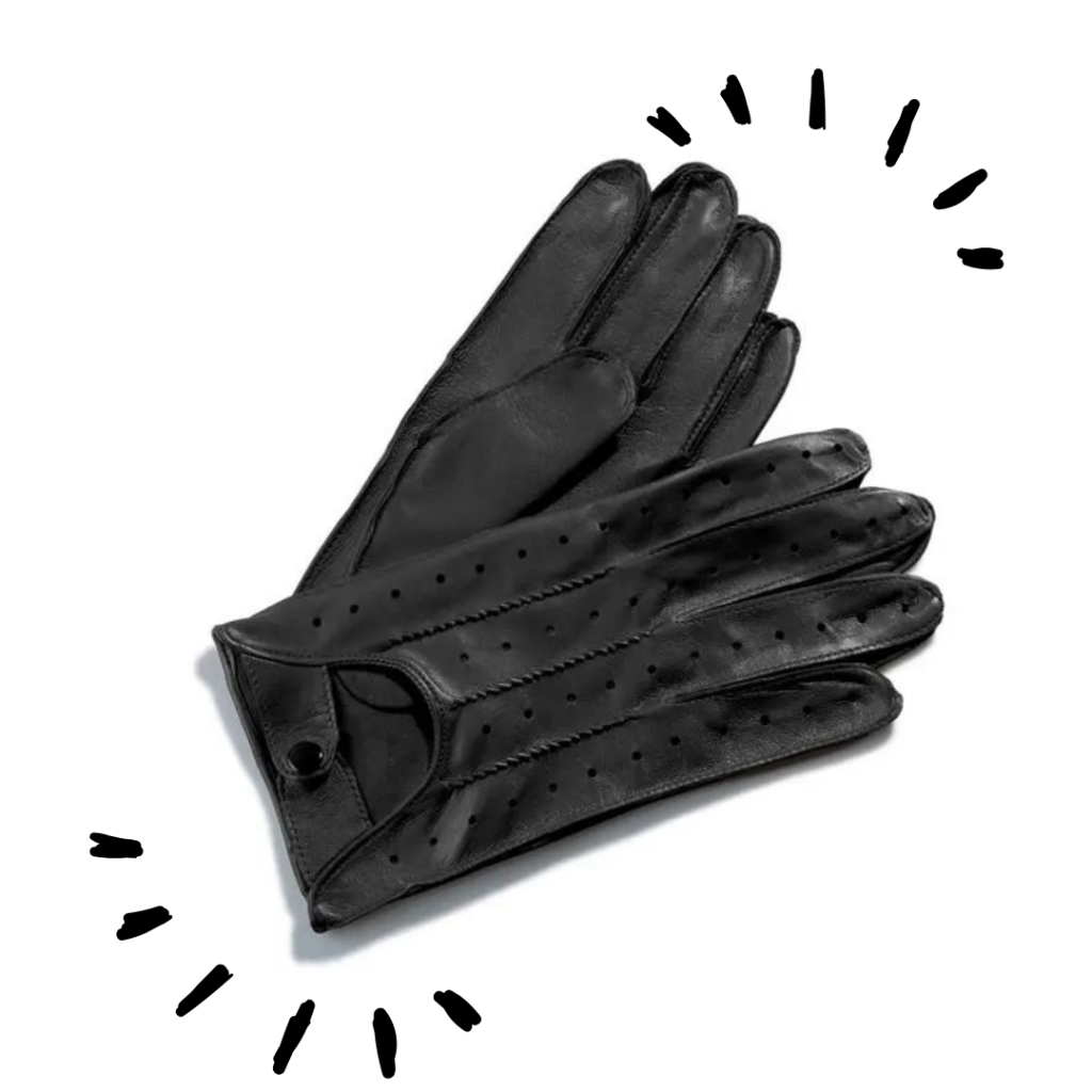 leather gloves