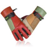 Multicolor Sheepskin Leather Glove - Image 4
