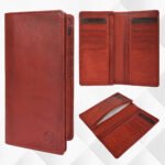 Exotic Red Long Leather Wallet - Image 3