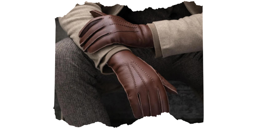 leather gloves