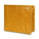 Slim and Classic Leather Wallet For Men Light Brown