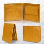 Slim and Classic Leather Wallet For Men Light Brown - Image 2