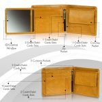 Slim and Classic Leather Wallet For Men Light Brown - Image 3