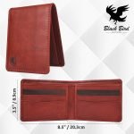 Elegant Red Leather Wallet For Men Classic Series - Image 3