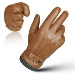 Warm Windproof Sheepskin Gloves - Image 3