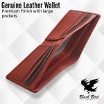 Elegant Red Leather Wallet For Men Classic Series - Image 5